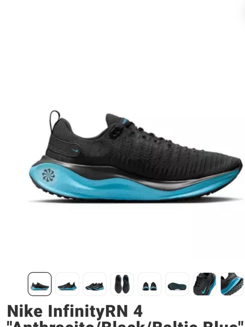 Nike Men’s Running Shoe - Black and Baltic Blue